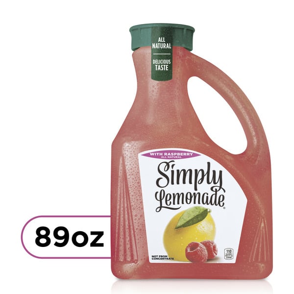 Refrigerated Simply Lemonade With Raspberry, All Natural Non-Gmo hero