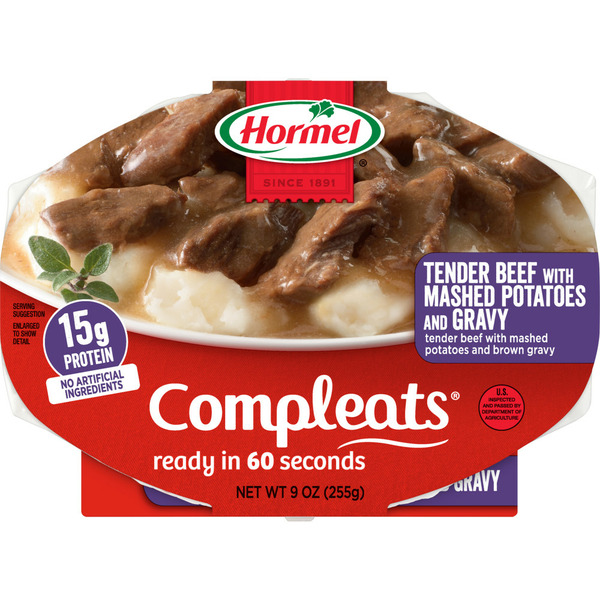 Pantry Hormel Tender Beef And Mashed Potatoes And Gravy hero