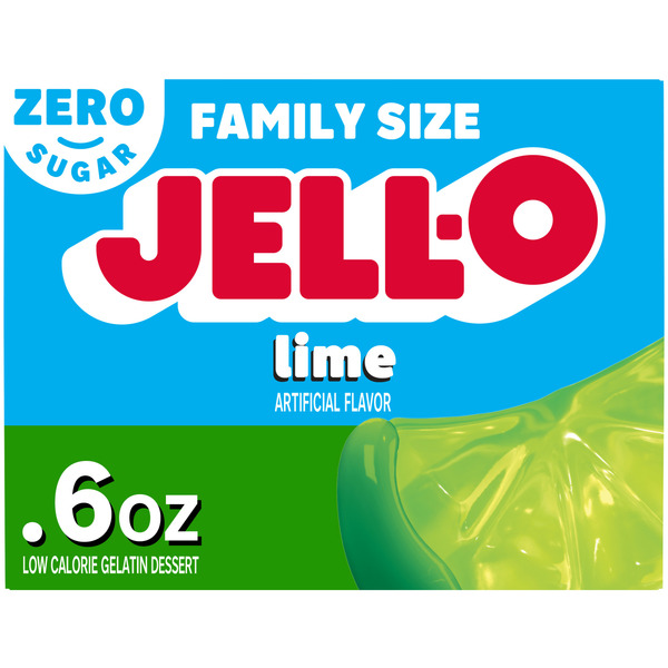 Doughs, Gelatins & Bake Mixes Jell-O Sugar Free Lime Low Calorie Gelatin Dessert Mix hero