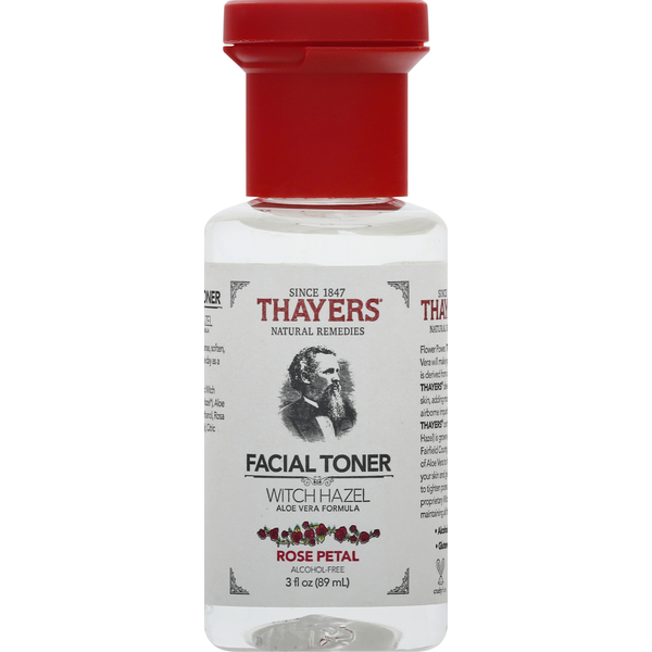 Beauty Thayers Facial Toner, Witch Hazel, Rose Petal hero