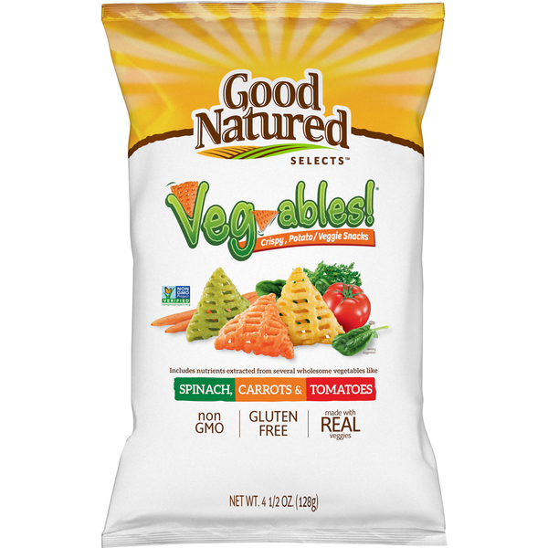 Chips & Pretzels Good Natured Selects Veg-ables Crispy Potato/Veggie Snacks hero