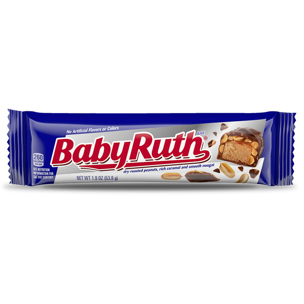 Candy, Chocolate & Gum Baby Ruth Milk Chocolate-y Candy Bars, Full Size Bulk Ferrero Candy hero