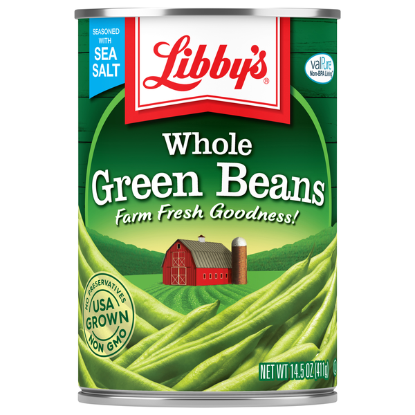 Canned & Jarred Vegetables Libby's Green Beans, Whole hero