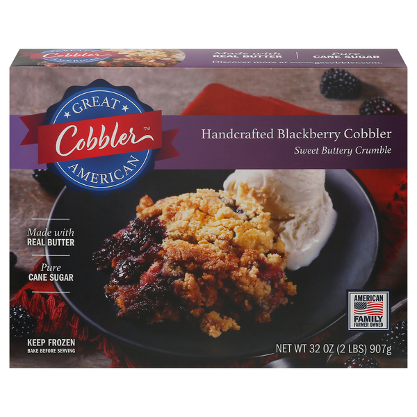 Prepared Meals Great American Cobbler Company Sweet Buttery Crumble, Handcrafted Blackberry Cobbler hero