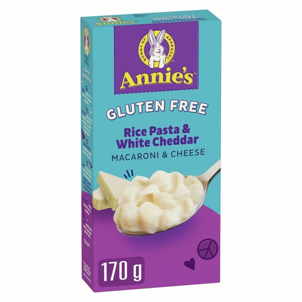 Instant Foods Annie's Gluten Free Rice Pasta & White Cheddar Macaroni & Cheese hero