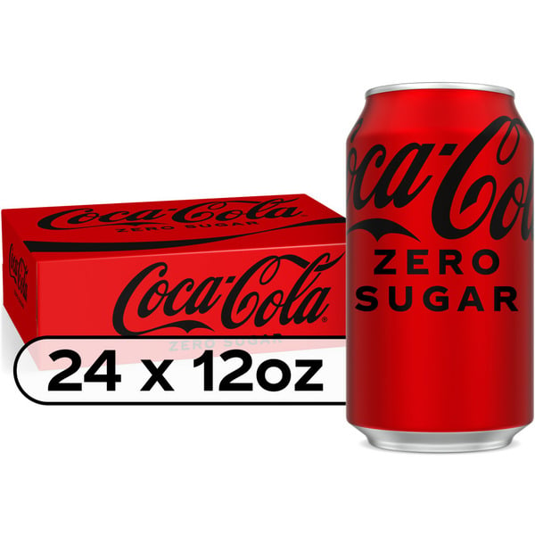 Soft Drinks Coca Cola Zero Sugar Zero Sugar Cola Soda Pop Cans hero