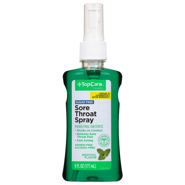 Muscles, Joints & Pain Relief TopCare Sore Throat Spray, Sugar Free, Menthol Flavor hero