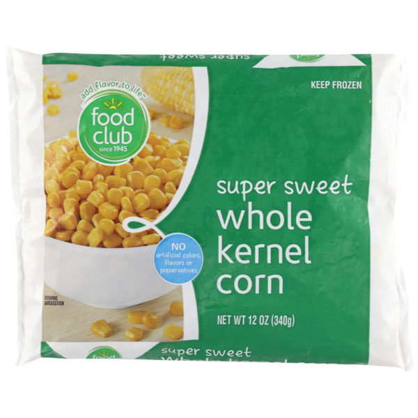 Frozen Produce Food Club Super Sweet Whole Kernel Corn hero