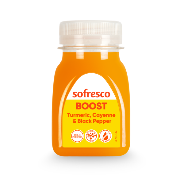 Juice & Nectars Sofresco Boost Turmeric, Cayenne Shot hero