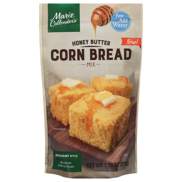 Baking Supplies & Decor Marie Callender's Corn Bread Mix, Honey Butter, Restaurant Style hero