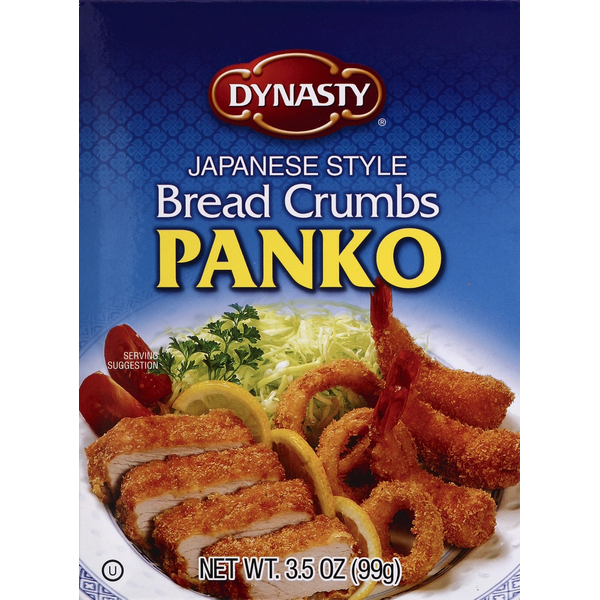 Marinades & Meat Preparation Dynasty Bread Crumbs, Japanese-Style, Panko hero