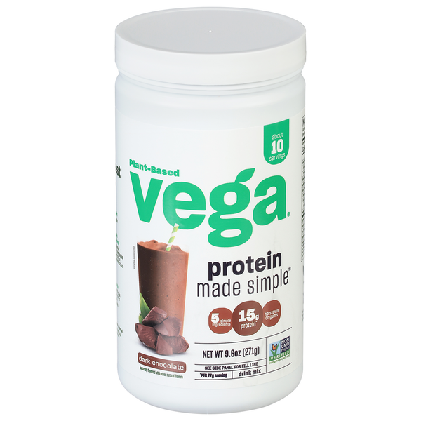 Cocoa & Drink Mixes Vega Drink Mix, Dark Chocolate hero