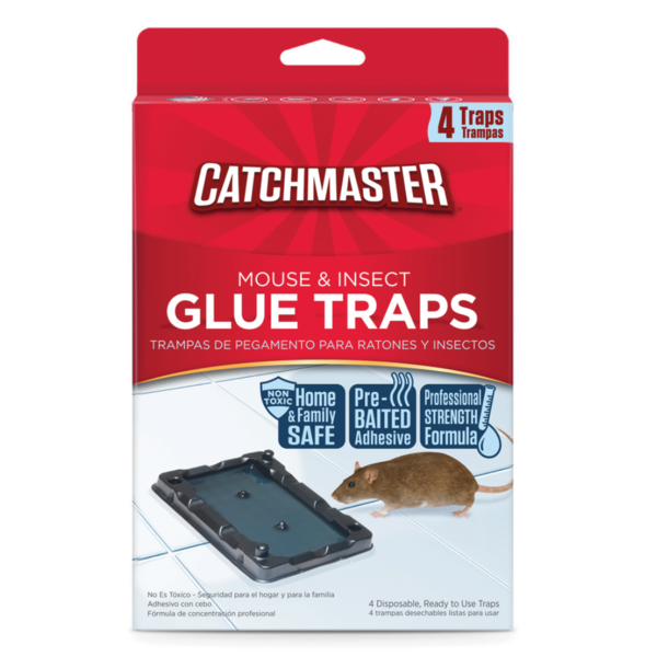 More Household Catchmaster Mouse & Insect Glue Traps, Adhesive Rodent & Bug Catcher hero