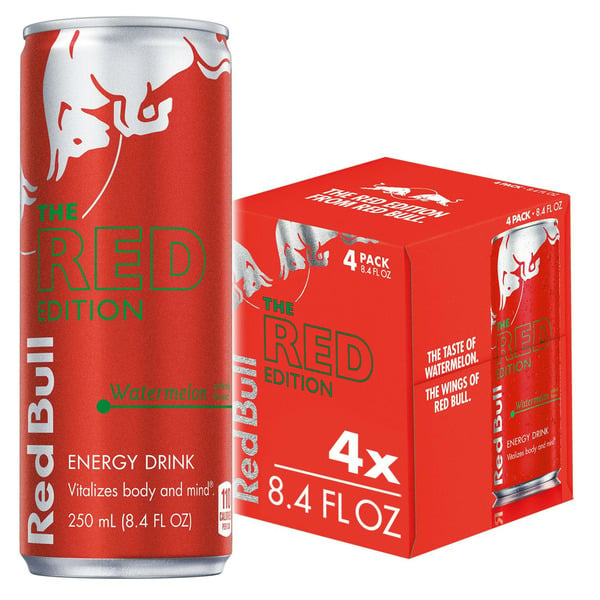 Red Bull Red Edition Watermelon Energy Drink hero