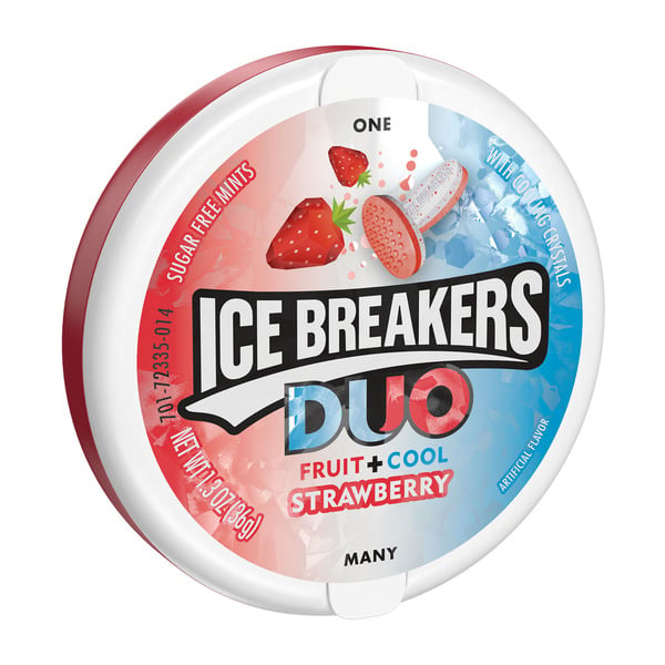 Mint & Gum Ice Breakers Strawberry Sugar Free Mints hero