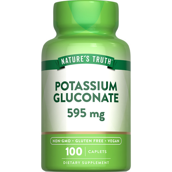 Vitamins & Supplements Nature's Truth Potassium Gluconate Caplets hero