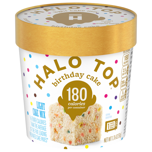 Halo Top Cake Mix, Light, Birthday Cake hero