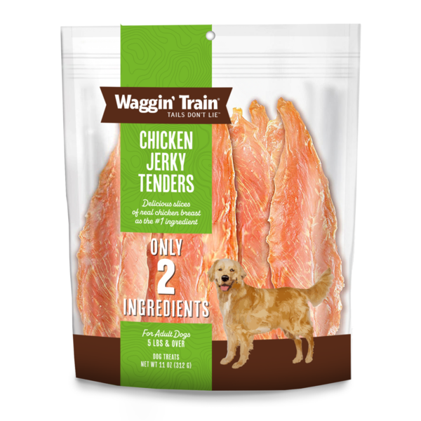 Dog Food & Care Waggin' Train Chicken Jerky Tenders, Dog Treats hero