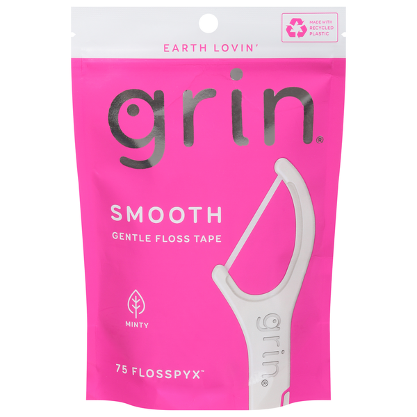 Oral Hygiene Grin Oral Care FLOSSPYX Flosspyx, Minty, Smooth hero