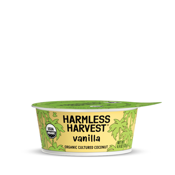 Yogurt Harmless Harvest Organic, Vanilla, Dairy Free Yogurt Alternative hero