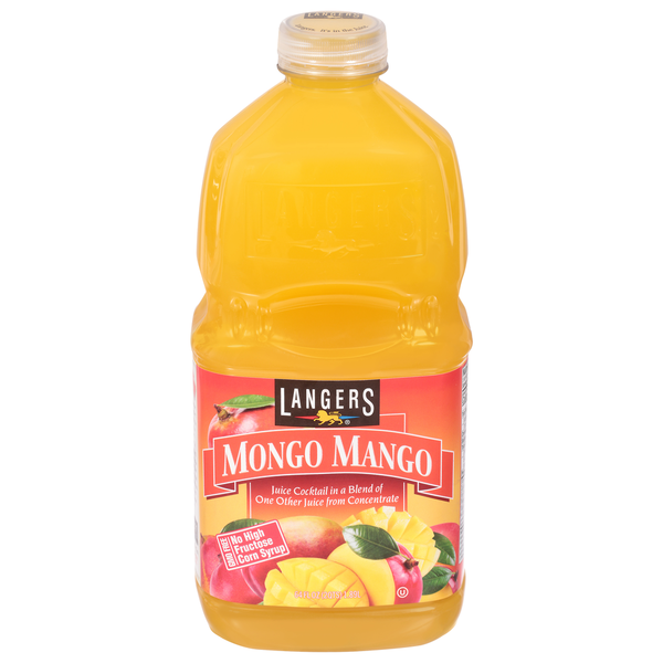 Juice & Nectars Langers Juice Cocktail, Mongo Mango hero