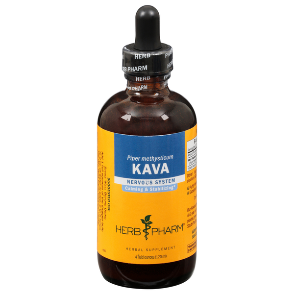 Vitamins & Supplements Herb Pharm Kava Liquid Extract, Nervous System, Calming & Stabilizing hero