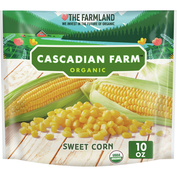 Frozen Vegetables, Beans & Grains Cascadian Farm Organic Frozen Sweet Corn hero