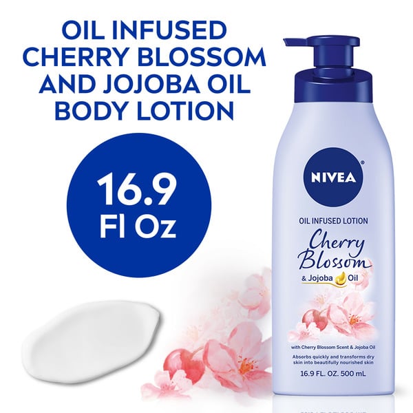 Body Lotions & Soap NIVEA Cherry Blossom And Jojoba Oil Infused Lotion hero