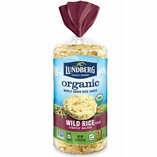 Crackers Lundberg Family Farms Organic Wild Rice Cakes hero