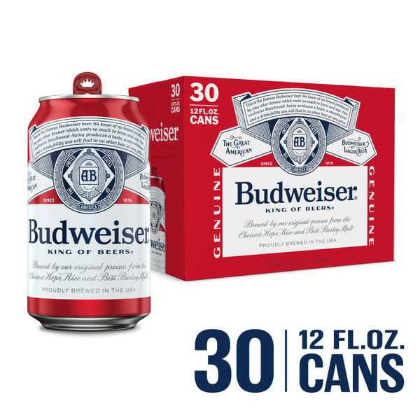 Beers & Coolers Budweiser Beer Cans hero