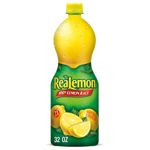 Juice & Nectars ReaLemon 100% Lemon Juice hero