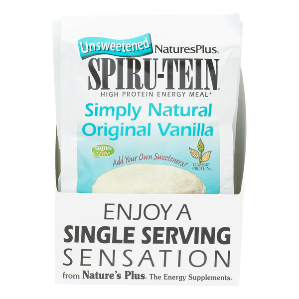 Protein & Meal Replacements NaturesPlus Simply Natural SPIRU-TEIN Shake - Vanilla hero