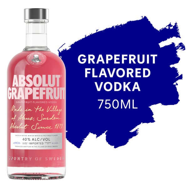 Spirits Absolut Grapefruit Flavored Vodka hero