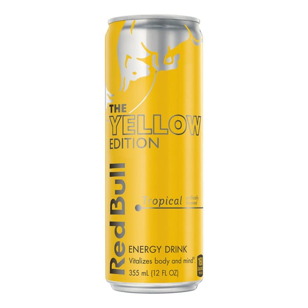 Energy & Sports Drinks Red Bull Yellow Edition Tropical Energy Drink hero