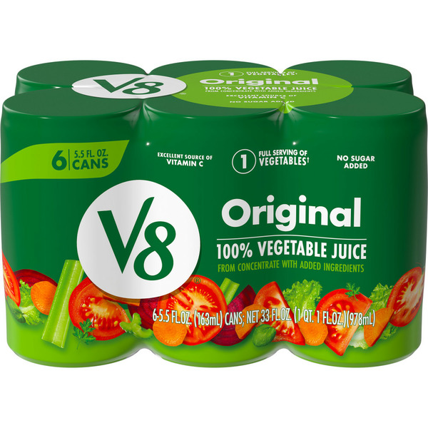 Juice & Nectars V8 Original 100% Vegetable Juice hero