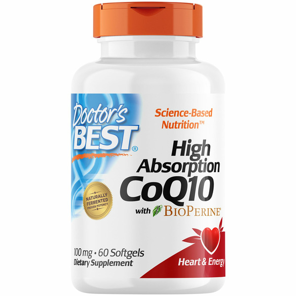 Heart Health Doctor’s Best High Absorption CoQ10 with Bioperine 100 mg Softgels hero