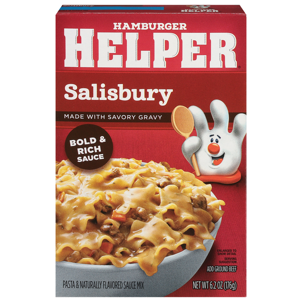 Hamburger Helper Pasta, Salisbury hero