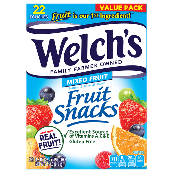 Welch's Fruit Snacks, Mixed Fruit hero