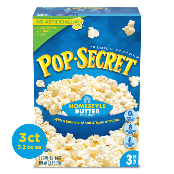 Popcorn & Jerky Pop Secret Homestyle Microwave Popcorn hero