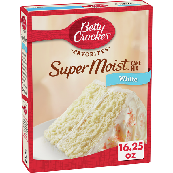 Doughs, Gelatins & Bake Mixes Betty Crocker Super Moist White Cake Mix hero