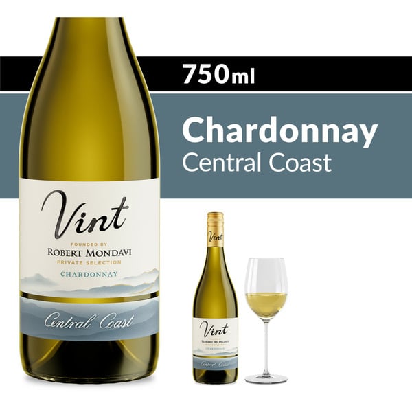 White Wine Vint Central Coast Chardonnay White Wine Bottle hero