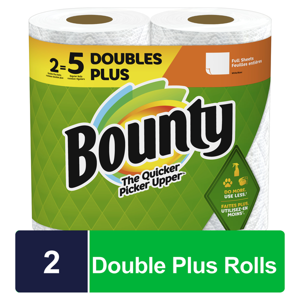 Paper Goods and Plastic Bounty Full Sheet Paper Towels hero