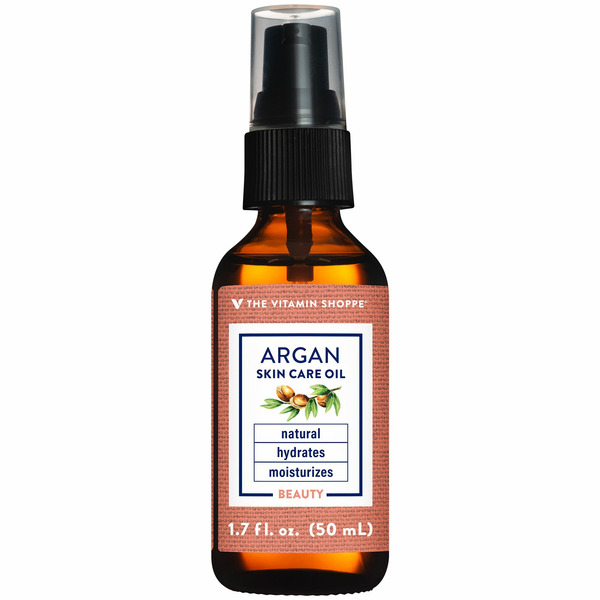 Other Beauty & Skin Care The Vitamin Shoppe Moroccan Argan Skin Care Oil - Natural & Hydrates Beauty (1.7 Fluid Ounces) hero