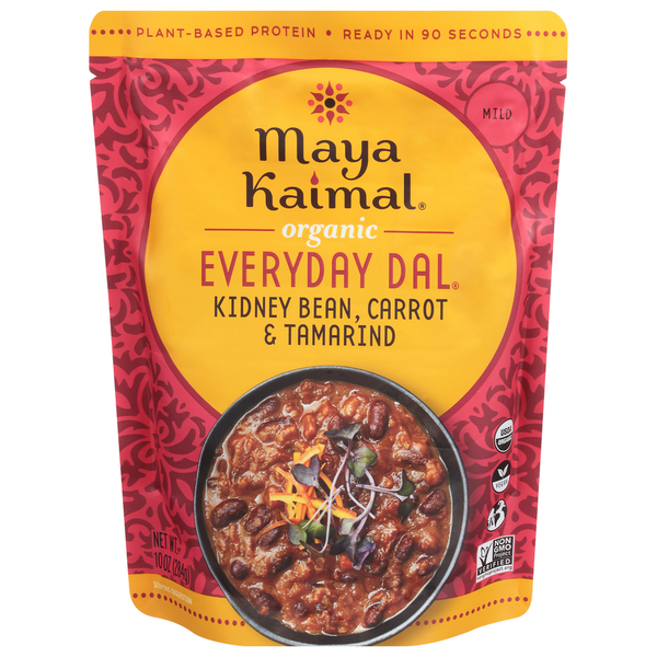 Soup, Broth & Bouillon Maya Kaimal Everyday Dal, Organic, Kidney Bean, Carrot & Tamarind, Mild hero