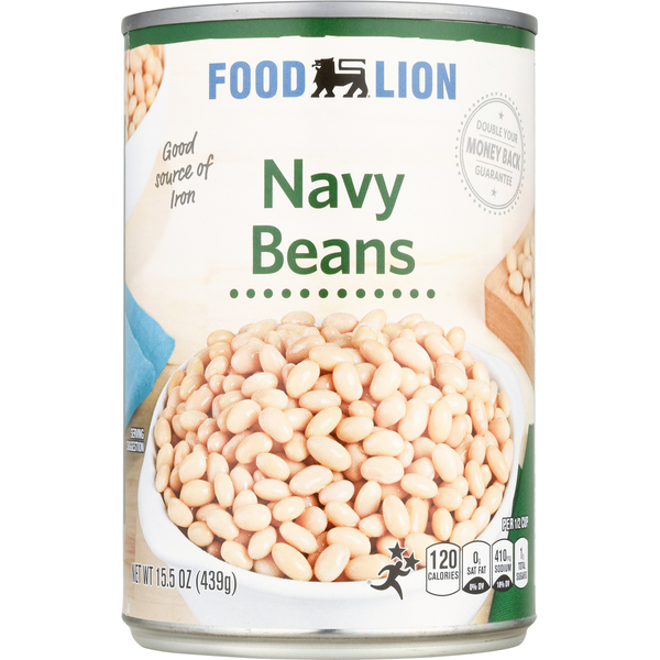 Canned & Jarred Vegetables Food Lion Navy Beans hero