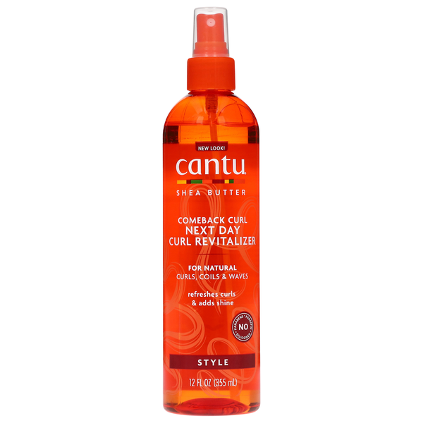 Hair Care Cantu Curl Revitalizer, Next Day, Comeback Curl, Style, Shea Butter hero