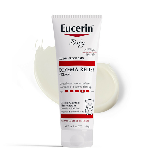 Baby Bath & Body Care Eucerin Eczema Relief Body Cream, Fragrance Free Eczema Cream hero