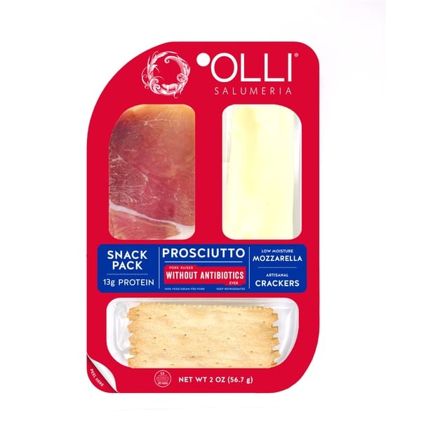 Prepared Meals Olli Salumeria Prosciutto & Mozzarella Cheese Snack Pack hero