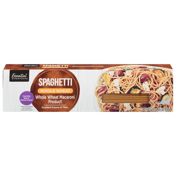 Dry Pasta Essential Everyday Spaghetti, Whole Wheat hero