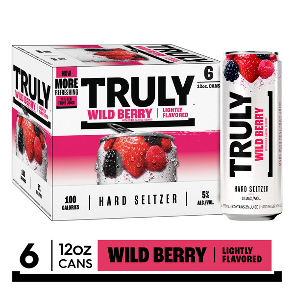 Beers & Coolers Truly Hard Seltzer Wild Berry hero